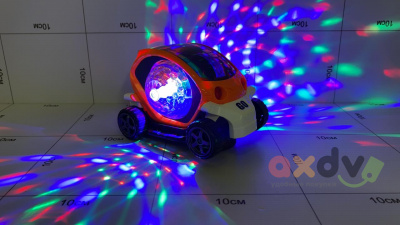 Фото Машинка светомузыкальная, самоходная Будущее / Future оранжевая в интернет-магазине axdv.ru