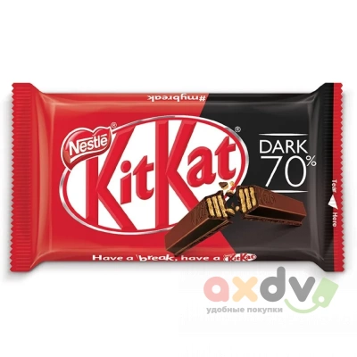 Фото КитКат 4 пальца (Импорт) Dark 41,5г*24шт в интернет-магазине axdv.ru