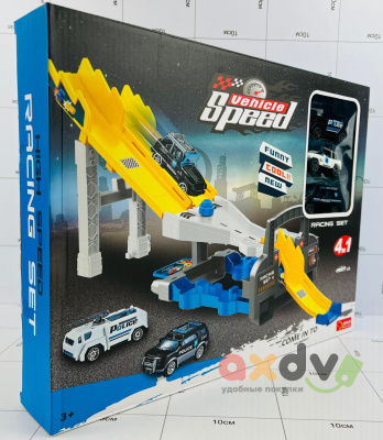 Фото Трасса "Мчащийся автомобиль / Vehicle Speed" Полиция / Police 3 дет. в интернет-магазине axdv.ru
