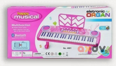 Фото Синтезатор с микрофоном "Электронный орган / Eletronic Organ" в интернет-магазине axdv.ru