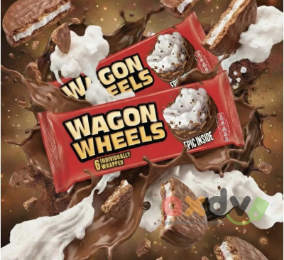 Фото Бисквит Вэгон Уилс / Wagon Wheels 270г*24шт (Импорт) в интернет-магазине axdv.ru