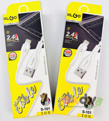 Фото Зарядный кабель USB-Lightning (Айфон / Iphone), S-101 в интернет-магазине axdv.ru