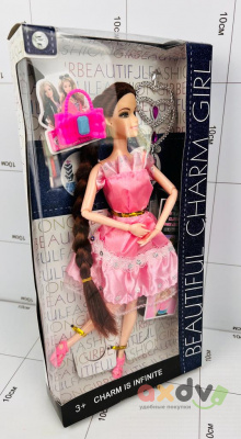 Фото Кукла с сумочкой "Очаровательная красавица eautiful Charm Girl" в интернет-магазине axdv.ru
