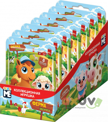 Фото Игрушка во флоупаке "Зверята Ферма" 1/12шт в интернет-магазине axdv.ru