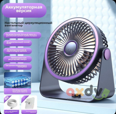 Фото Вентилятор настольный/настенный А5-2 в интернет-магазине axdv.ru