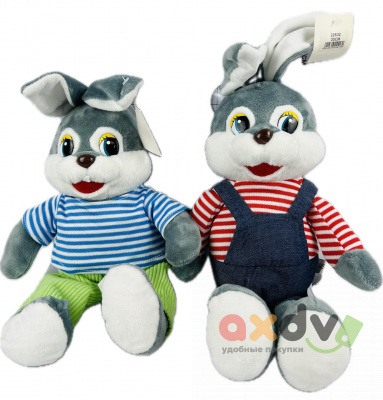 Фото Мягкая игрушка "Зайка в костюме"  22632 в интернет-магазине axdv.ru