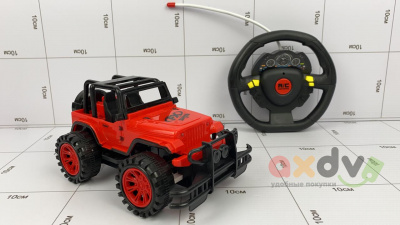 Фото Джип на дистанционном управлении "Бездорожье / Off Road" красный в интернет-магазине axdv.ru