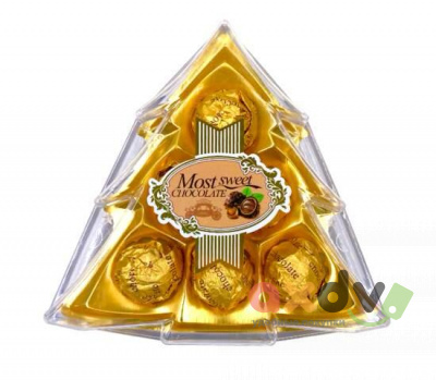 Фото Шоколадное изделие "Самый сладкий / Most sweet" "Елочка" 63г*6шт*6бл в интернет-магазине axdv.ru