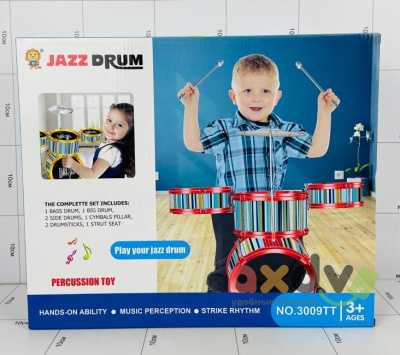 Фото Барабанная установка "Джазовый барабан / Jazz Drum" 3009TT в интернет-магазине axdv.ru