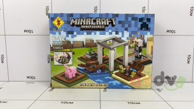 Фото Конструктор MinrCraft (Синий) 114 дет. в интернет-магазине axdv.ru