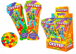 Фото Конфета сахарная "Скутер" кислые шарики 12*30*15гр в интернет-магазине axdv.ru / аиксдв