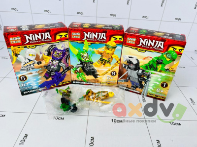 Фото Конструктор "Ниндзя - мастера Кружитцу / Ninja Masters of Spinjitzu" HJ040 1/12 в интернет-магазине axdv.ru