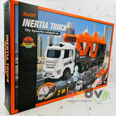 Фото Игровой набор 2в1 "Инерционный погрузчик / Inertia Truck" 755-А в интернет-магазине axdv.ru
