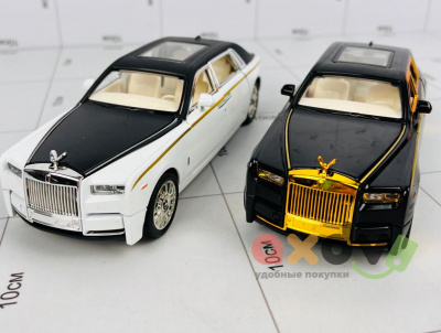 Фото Машина коллекционная "Роллс-Ройс / Rolls-Royce" металлическая, светозвуковая с открывающимися дверями и багажником в интернет-магазине axdv.ru
