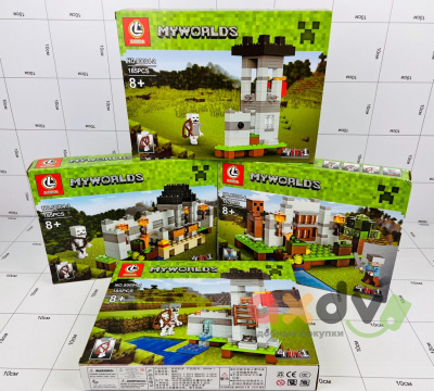 Фото Конструктор "Мой мир / My World" 80004 (185-187 дет.) в интернет-магазине axdv.ru