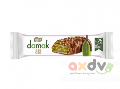 Фото Вафли Nestle Damak / Нестле с фисташками в молочном шоколаде 30гр*12шт (Импорт) в интернет-магазине axdv.ru