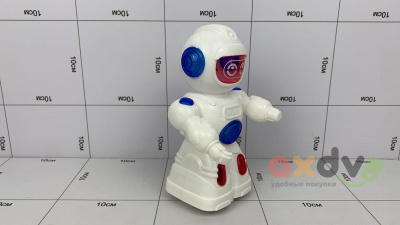 Фото Робот заводной на шнурке, со световым эффектом в интернет-магазине axdv.ru