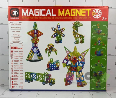 Фото Конструктор магнитный "Магический / Magical" 198 дет. в интернет-магазине axdv.ru
