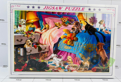 Фото Пазл "Мозаика / Jigsaw puzzle" Неутомимые Щенки 1000 дет. в интернет-магазине axdv.ru