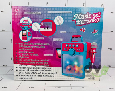Фото Игрушка Караоке "Музыкальный набор / Music Set" Розовый в интернет-магазине axdv.ru