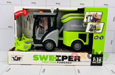 Фото Машина уборочная светозвуковая "Sweeper" A1112-6 в интернет-магазине axdv.ru
