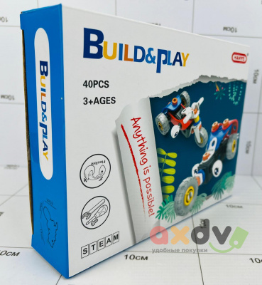 Фото Конструктор "Строить / Build" 40 дет. в интернет-магазине axdv.ru