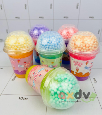 Фото Слайм Мороженое с шариками 1/12 в интернет-магазине axdv.ru