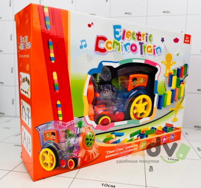 Фото Игрушка Поезд строитель "Электрический поезд домино / Electric Domino Train" в интернет-магазине axdv.ru