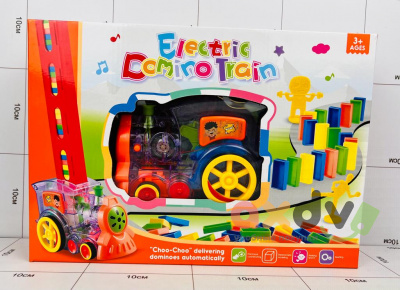 Фото Игрушка Поезд строитель "Электрический поезд домино / Electric Domino Train" в интернет-магазине axdv.ru