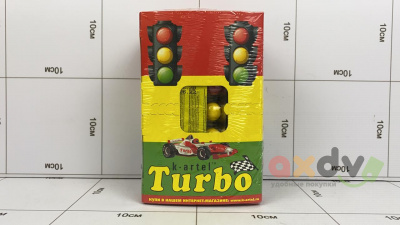 Фото Резинка жевательная дражированная "Turbo" 24шт*10 блоков. в интернет-магазине axdv.ru