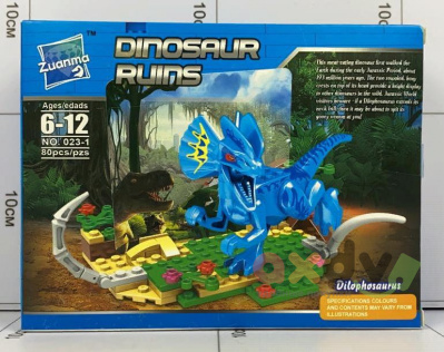 Фото Конструктор "Динозавр / Dinosaur" 1 (80 дет.) в интернет-магазине axdv.ru