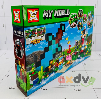 Фото Конструктор "Мой мир / My Word" 312 дет. 1097 в интернет-магазине axdv.ru
