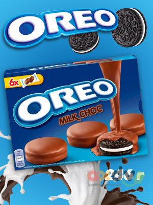 Фото Печенье Орео Печенье с молочным шоколадом / Oreo Cookies Milk Chocolate 246гр*10шт (Импорт) в интернет-магазине axdv.ru