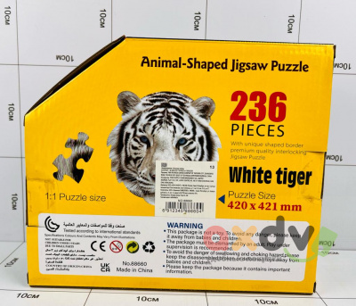 Фото Пазл "Белый тигр / White Tiger" 236 дет. в интернет-магазине axdv.ru