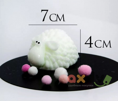 Фото Антистресс гелевый Барашек с шариками 1/12 в интернет-магазине axdv.ru
