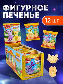 Фото Печенье фигурное "Лунтик" 20гр*12шт в интернет-магазине axdv.ru / аиксдв