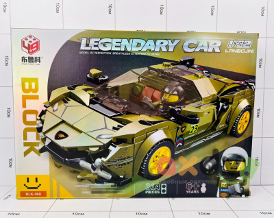 Фото Конструктор "Легендарный автомобиль / Legendary Car" 314 дет. BLK-068 в интернет-магазине axdv.ru