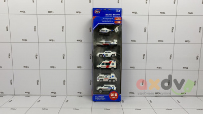 Фото Набор металлических машинок "Литые под давлением / DIE CAST" Скорая помощь (6 шт) в интернет-магазине axdv.ru