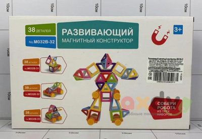Фото Развивающий магнитный конструктор M032B-32 в интернет-магазине axdv.ru