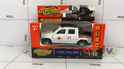 Фото Модель металлическая светозвуковая "Скоростные колеса / Speed Wheels" Скораяя 1:36 в интернет-магазине axdv.ru